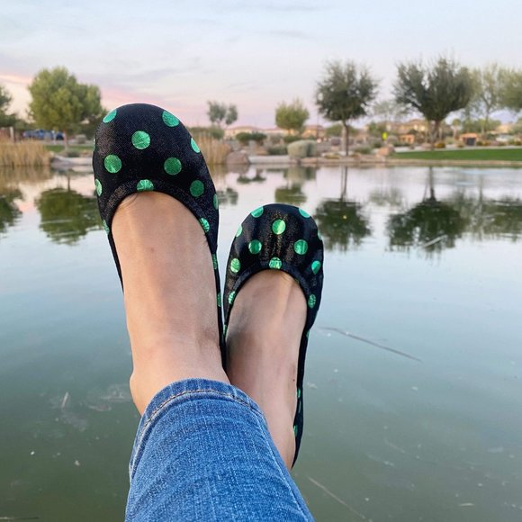 Storehouse Flats Shamrock Dots - Picture 9 of 9